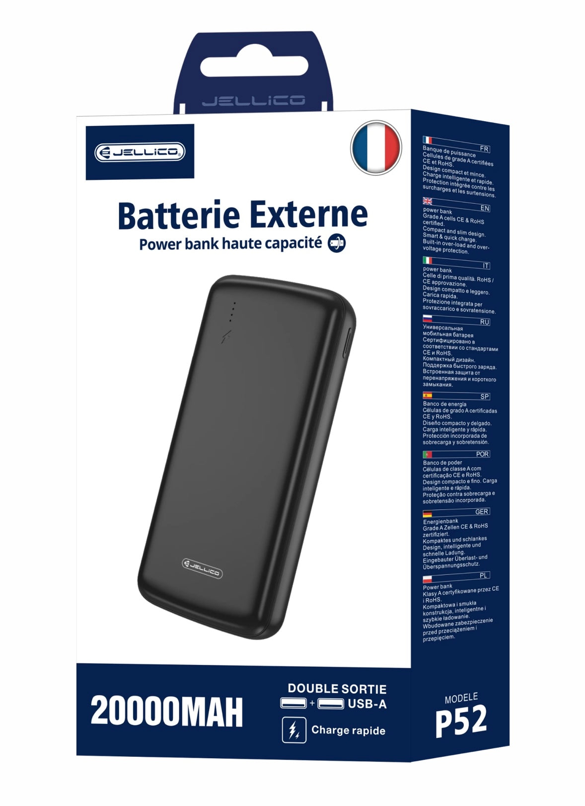 Batterie Externe JELLICO P52