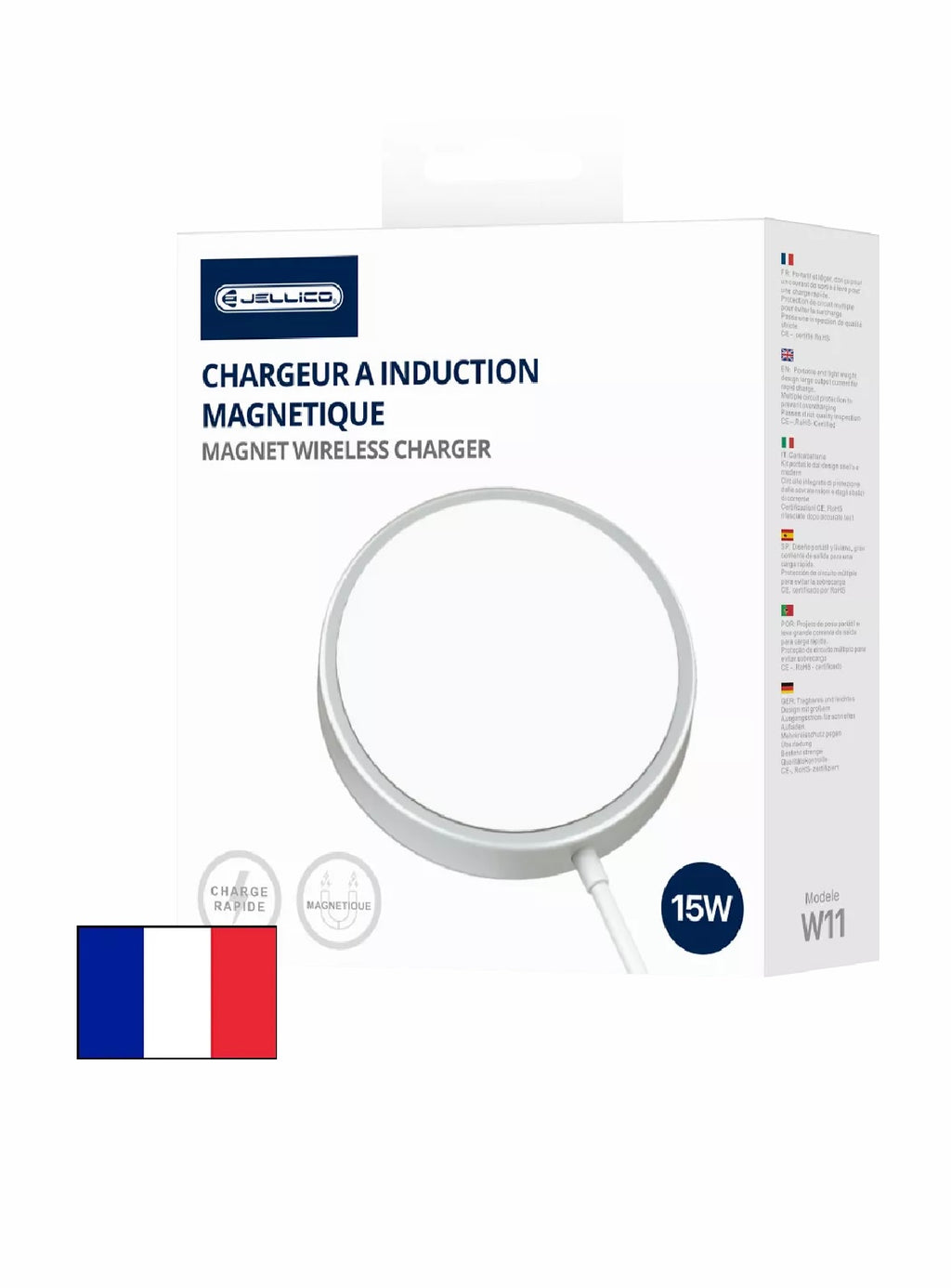 Chargeur magnétique sans fil JELLICO W11