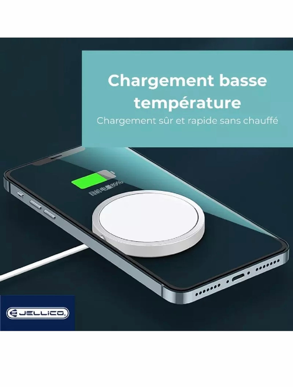 Chargeur magnétique sans fil JELLICO W11